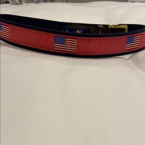 Vineyard Vines size 30 American Flag belt